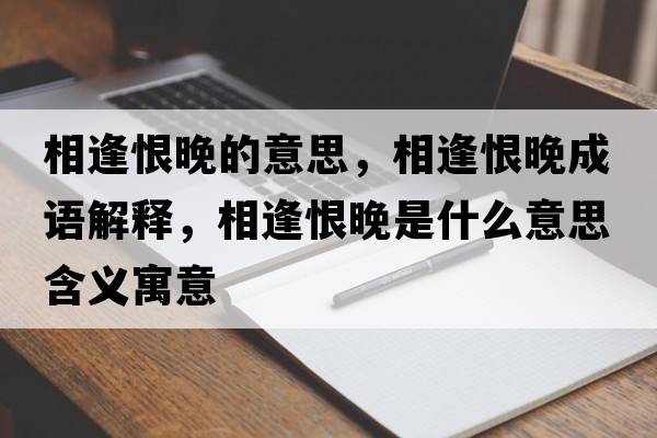 相逢恨晚的意思，相逢恨晚成語(yǔ)解釋?zhuān)喾旰尥硎鞘裁匆馑己x寓意