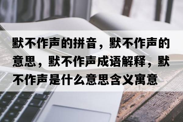 默不作聲的拼音，默不作聲的意思，默不作聲成語(yǔ)解釋?zhuān)蛔髀暿鞘裁匆馑己x寓意
