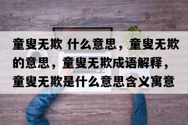 童叟無(wú)欺 什么意思，童叟無(wú)欺的意思，童叟無(wú)欺成語(yǔ)解釋?zhuān)艧o(wú)欺是什么意思含義寓意