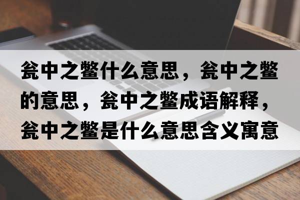 甕中之鱉什么意思，甕中之鱉的意思，甕中之鱉成語(yǔ)解釋?zhuān)Y中之鱉是什么意思含義寓意
