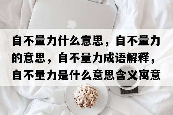 自不量力什么意思，自不量力的意思，自不量力成語(yǔ)解釋?zhuān)圆涣苛κ鞘裁匆馑己x寓意