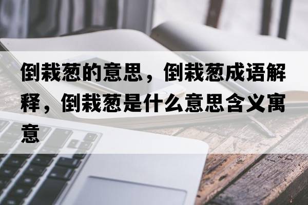 倒栽蔥的意思，倒栽蔥成語(yǔ)解釋?zhuān)乖允[是什么意思含義寓意