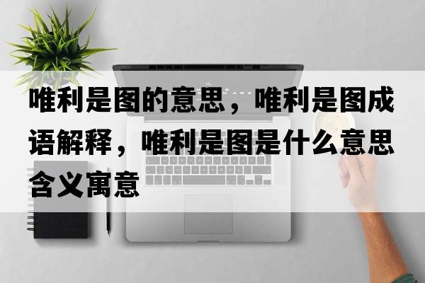唯利是圖的意思，唯利是圖成語(yǔ)解釋?zhuān)ɡ菆D是什么意思含義寓意