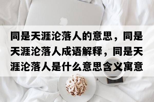 同是天涯淪落人的意思，同是天涯淪落人成語(yǔ)解釋?zhuān)翘煅臏S落人是什么意思含義寓意
