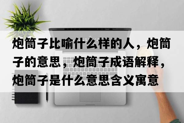 炮筒子比喻什么樣的人，炮筒子的意思，炮筒子成語(yǔ)解釋?zhuān)谕沧邮鞘裁匆馑己x寓意