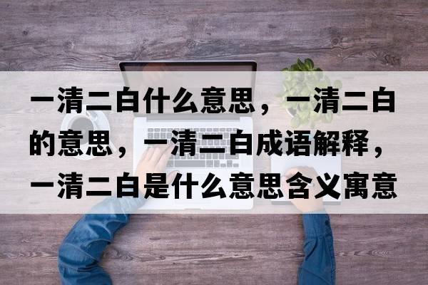 一清二白什么意思，一清二白的意思，一清二白成語(yǔ)解釋?zhuān)磺宥资鞘裁匆馑己x寓意