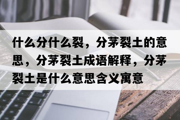 什么分什么裂，分茅裂土的意思，分茅裂土成語(yǔ)解釋?zhuān)置┝淹潦鞘裁匆馑己x寓意