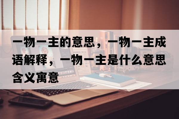 一物一主的意思，一物一主成語(yǔ)解釋?zhuān)晃镆恢魇鞘裁匆馑己x寓意