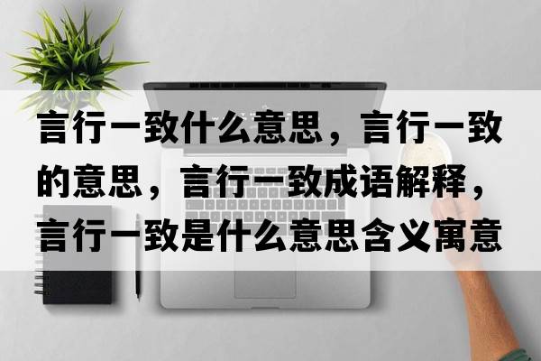 言行一致什么意思，言行一致的意思，言行一致成語(yǔ)解釋?zhuān)孕幸恢率鞘裁匆馑己x寓意