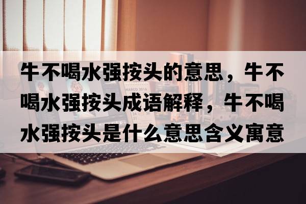 牛不喝水強按頭的意思，牛不喝水強按頭成語(yǔ)解釋?zhuān)２缓人畯姲搭^是什么意思含義寓意