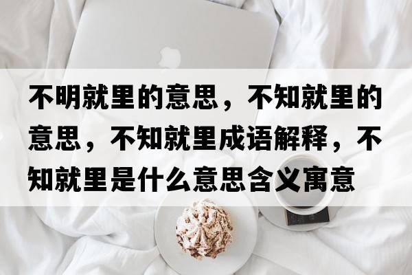 不明就里的意思，不知就里的意思，不知就里成語(yǔ)解釋?zhuān)恢屠锸鞘裁匆馑己x寓意