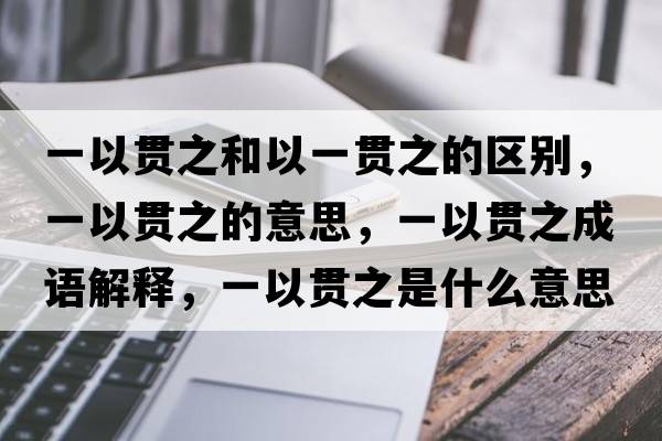 一以貫之和以一貫之的區別，一以貫之的意思，一以貫之成語(yǔ)解釋?zhuān)灰载炛鞘裁匆馑己x寓意