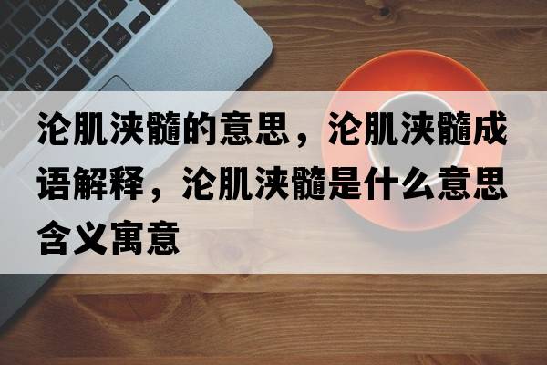 淪肌浹髓的意思，淪肌浹髓成語(yǔ)解釋?zhuān)瑴S肌浹髓是什么意思含義寓意
