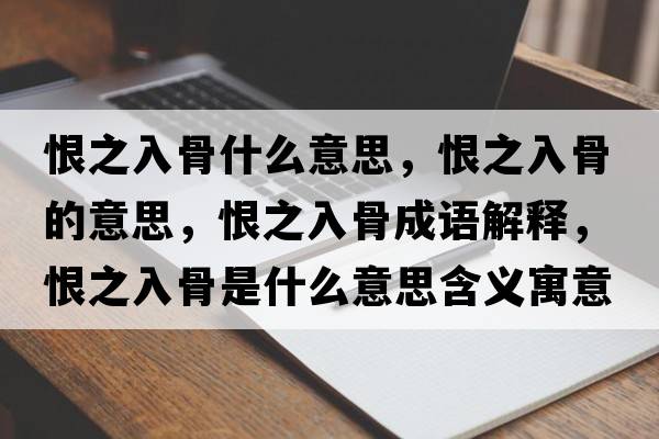 恨之入骨什么意思，恨之入骨的意思，恨之入骨成語(yǔ)解釋?zhuān)拗牍鞘鞘裁匆馑己x寓意