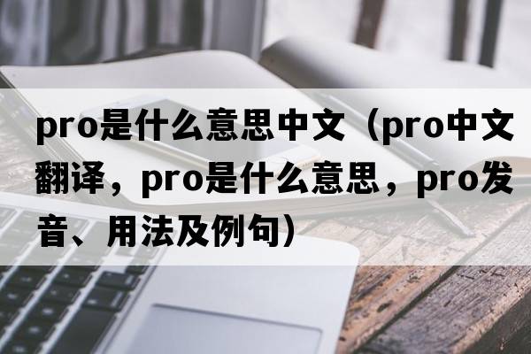 pro是什么意思中文（pro中文翻譯，pro是什么意思，pro發(fā)音、用法及例句）