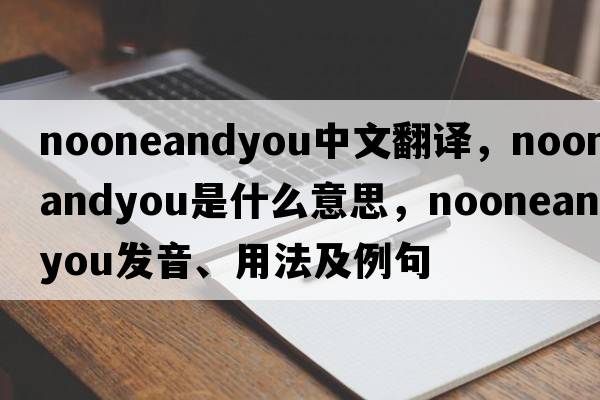 nooneandyou中文翻譯，nooneandyou是什么意思，nooneandyou發(fā)音、用法及例句
