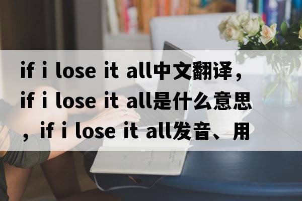 if i lose it all中文翻譯，if i lose it all是什么意思，if i lose it all發(fā)音、用法及例句