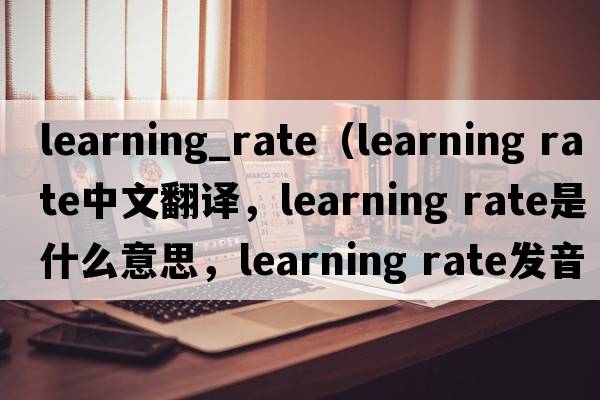 learning_rate（learning rate中文翻譯，learning rate是什么意思，learning rate發(fā)音、用法及例句）