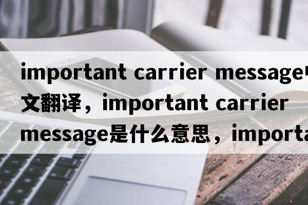 important carrier message中文翻譯，important carrier message是什么意思，important carrier message發(fā)音、用法及例句