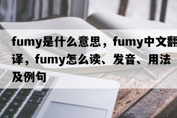 fumy是什么意思，fumy中文翻譯，fumy怎么讀、發(fā)音、用法及例句