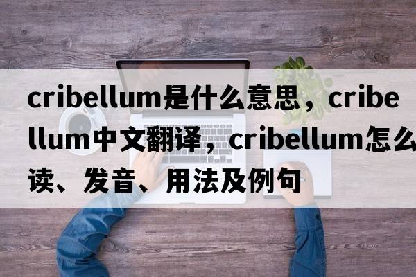 cribellum是什么意思，cribellum中文翻譯，cribellum怎么讀、發(fā)音、用法及例句