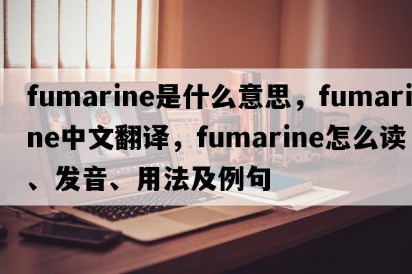 fumarine是什么意思，fumarine中文翻譯，fumarine怎么讀、發(fā)音、用法及例句