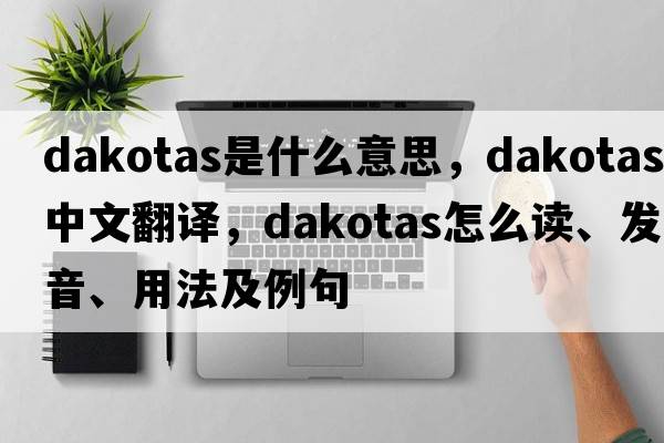 Dakotas是什么意思，Dakotas中文翻譯，Dakotas怎么讀、發(fā)音、用法及例句