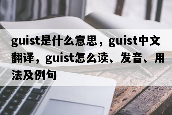 Guist是什么意思，Guist中文翻譯，Guist怎么讀、發(fā)音、用法及例句