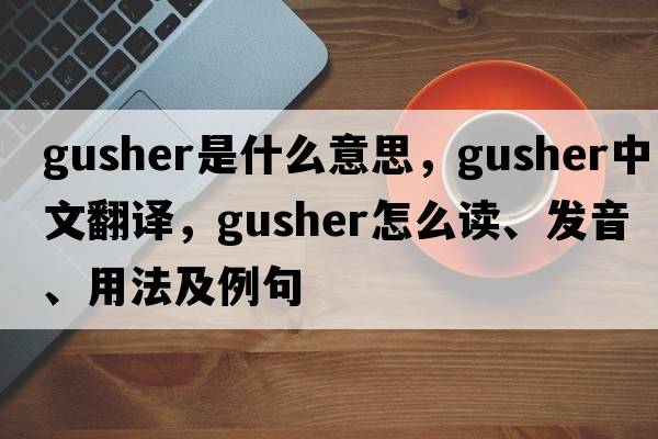 gusher是什么意思，gusher中文翻譯，gusher怎么讀、發(fā)音、用法及例句