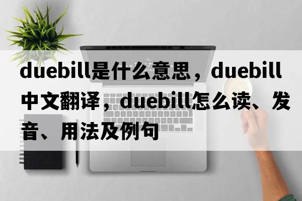 duebill是什么意思，duebill中文翻譯，duebill怎么讀、發(fā)音、用法及例句