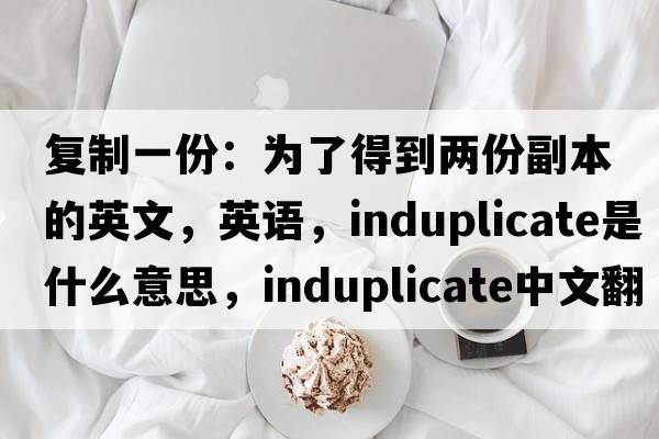 復制一份：為了得到兩份副本的英文，英語(yǔ)，induplicate是什么意思，induplicate中文翻譯，induplicate怎么讀、發(fā)音、用法及例句