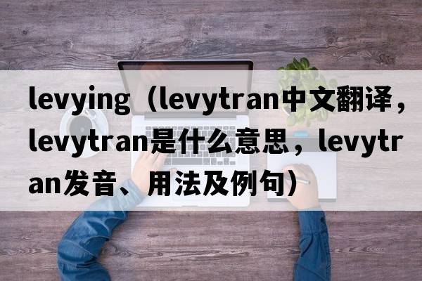 levying（levytran中文翻譯，levytran是什么意思，levytran發(fā)音、用法及例句）