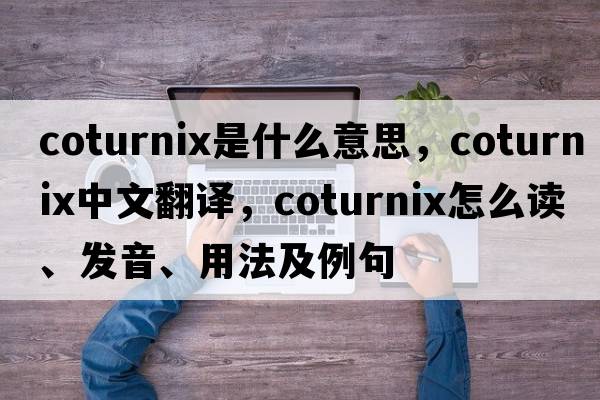 Coturnix是什么意思，Coturnix中文翻譯，Coturnix怎么讀、發(fā)音、用法及例句