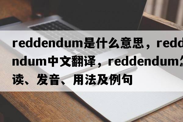 reddendum是什么意思，reddendum中文翻譯，reddendum怎么讀、發(fā)音、用法及例句