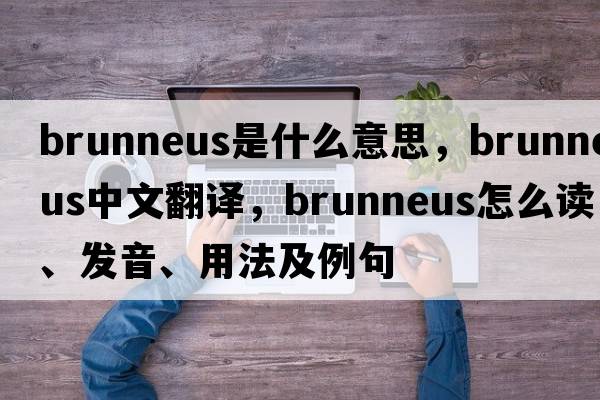 brunneus是什么意思，brunneus中文翻譯，brunneus怎么讀、發(fā)音、用法及例句