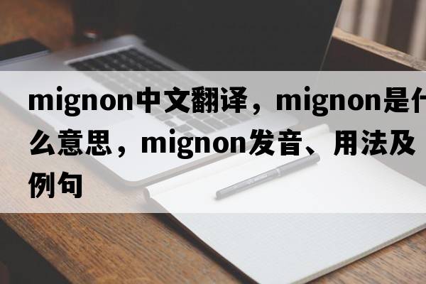 mignon中文翻譯，mignon是什么意思，mignon發(fā)音、用法及例句