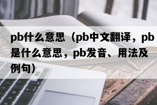 pB什么意思（pb中文翻譯，pb是什么意思，pb發(fā)音、用法及例句）