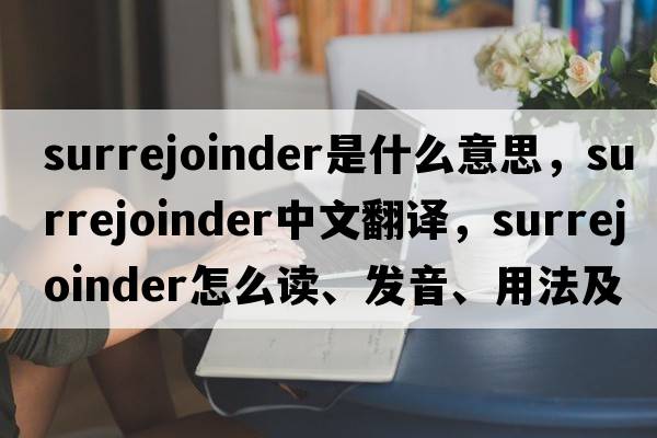 surrejoinder是什么意思，surrejoinder中文翻譯，surrejoinder怎么讀、發(fā)音、用法及例句
