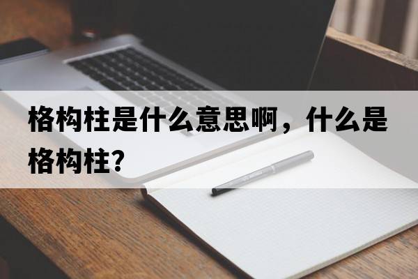 格構柱是什么意思啊，什么是格構柱？