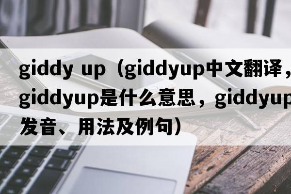 giddy up（giddyup中文翻譯，giddyup是什么意思，giddyup發(fā)音、用法及例句）