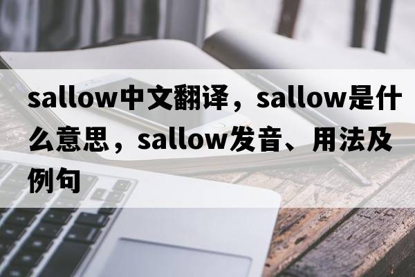 sallow中文翻譯，sallow是什么意思，sallow發(fā)音、用法及例句