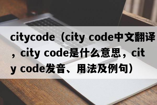 citycode（city code中文翻譯，city code是什么意思，city code發(fā)音、用法及例句）