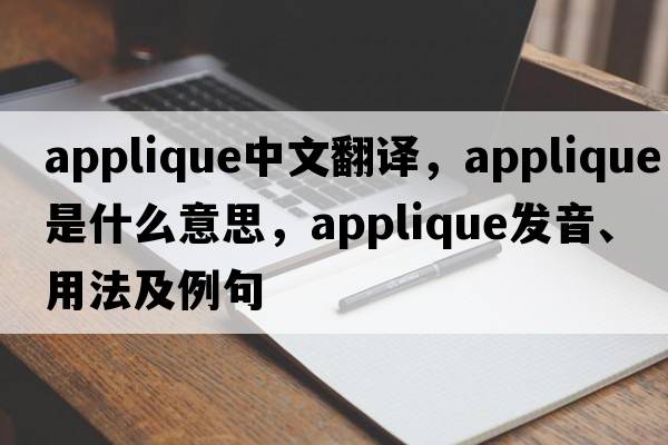 applique中文翻譯，applique是什么意思，applique發(fā)音、用法及例句