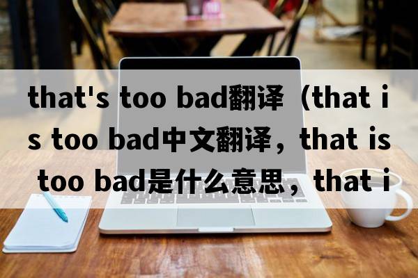 that's too bad翻譯（that is too bad中文翻譯，that is too bad是什么意思，that is too bad發(fā)音、用法及例句）
