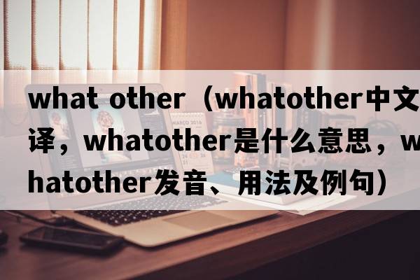what other（whatother中文翻譯，whatother是什么意思，whatother發(fā)音、用法及例句）