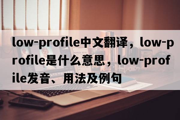 low-profile中文翻譯，low-profile是什么意思，low-profile發(fā)音、用法及例句