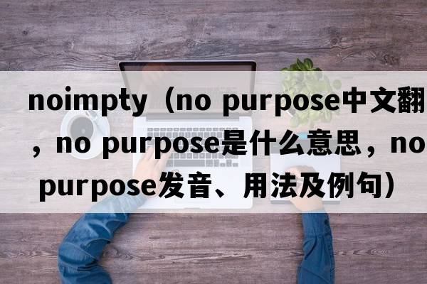 noimpty（no purpose中文翻譯，no purpose是什么意思，no purpose發(fā)音、用法及例句）