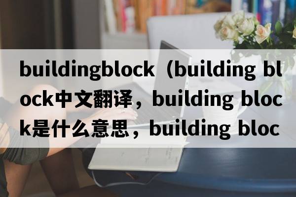 buildingblock（building block中文翻譯，building block是什么意思，building block發(fā)音、用法及例句）