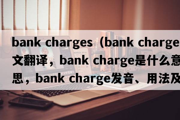 bank charges（bank charge中文翻譯，bank charge是什么意思，bank charge發(fā)音、用法及例句）