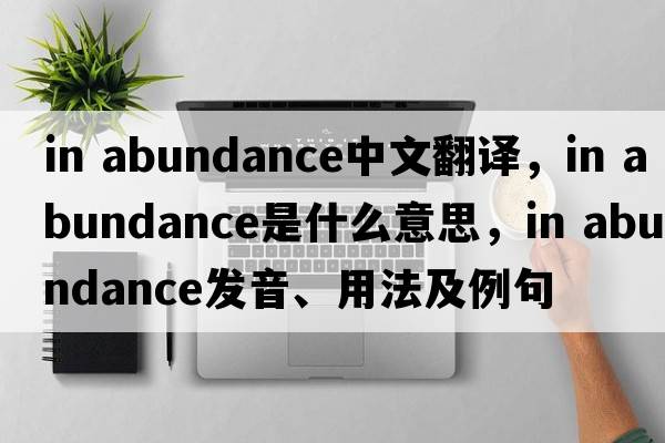 in abundance中文翻譯，in abundance是什么意思，in abundance發(fā)音、用法及例句